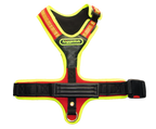 Niggeloh Follow Sport PLUS harnas geel-rood maat M – premium sportharnas met extra functies