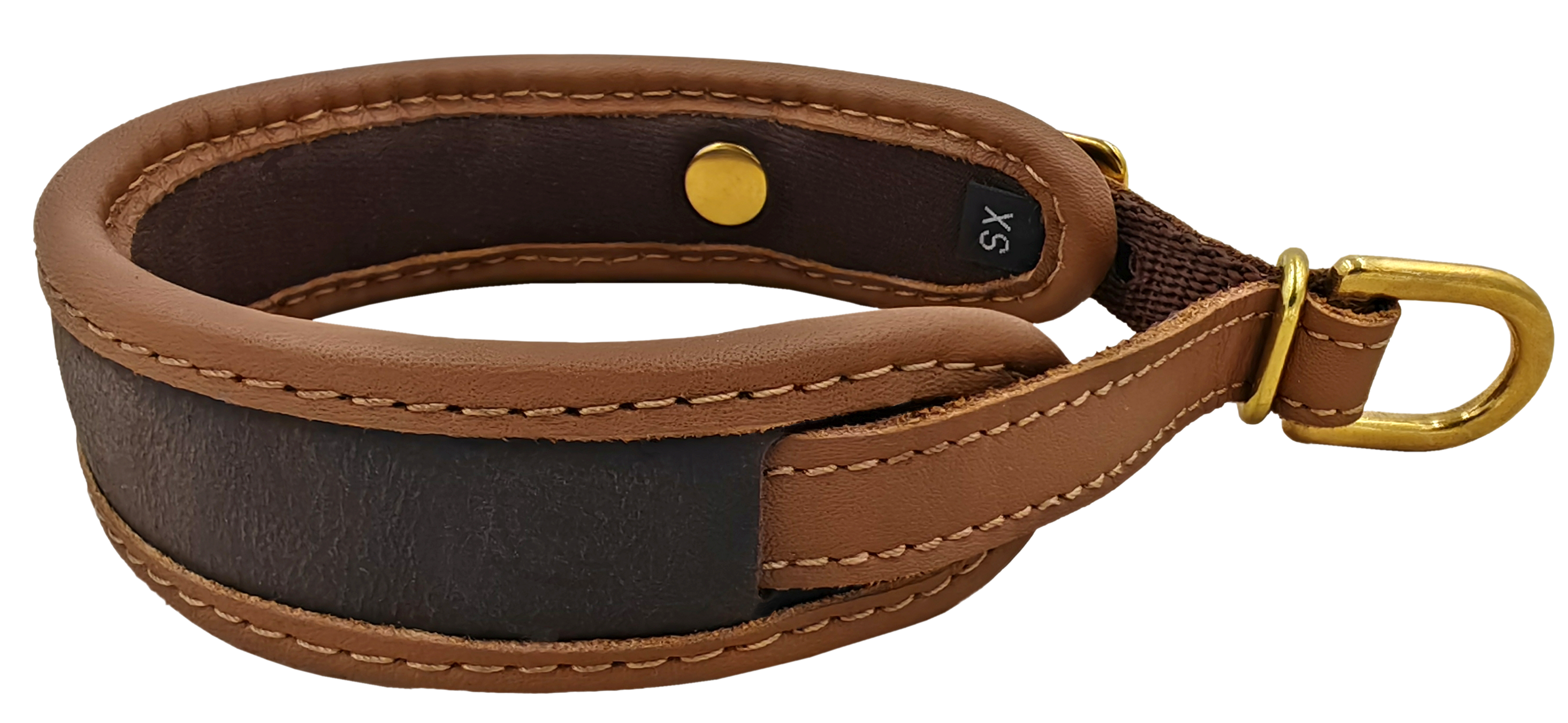 Niggeloh Luxe Halsband van Buffelleer & Neopreen