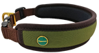 Niggeloh Halsband Fashion olijf-bruin maat S – stijlvolle halsband voor dagelijks gebruik