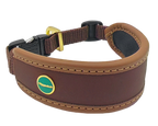 Niggeloh Fashion Leer halsband bruin maat XXS – vrijstaand