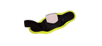 Niggeloh GPS Tracker tas geel – met apparaat geplaatst